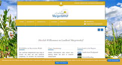 Desktop Screenshot of landhotel-margeritenhof.de